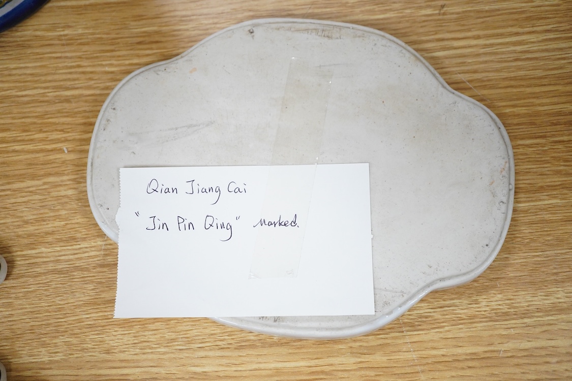 A Chinese Qian Jaing Cai dish, with JinPin Qing mark